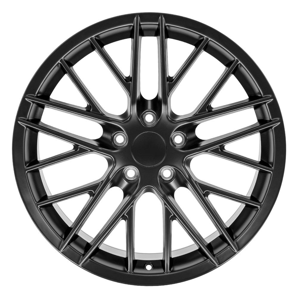 19" Replica Wheel CV08B Fits Chevrolet Corvette C6 ZR1 19x10 Satin Wheel