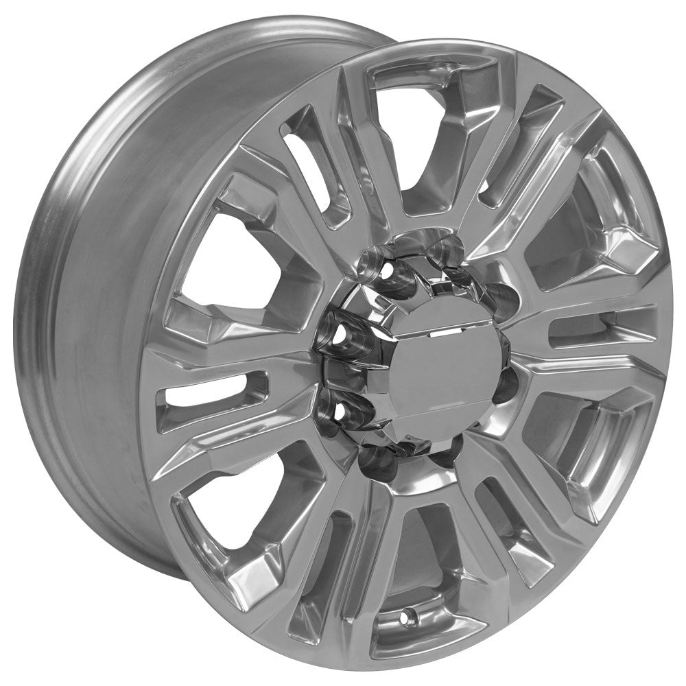 20 Inch Polished Split Spoke 8 Lug 8-180 GM Replica Wheel