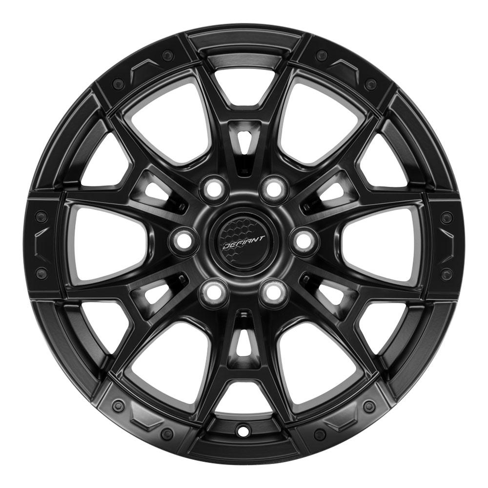 DEFIANT DF04 17x9 6x135mm +12et in Satin Black