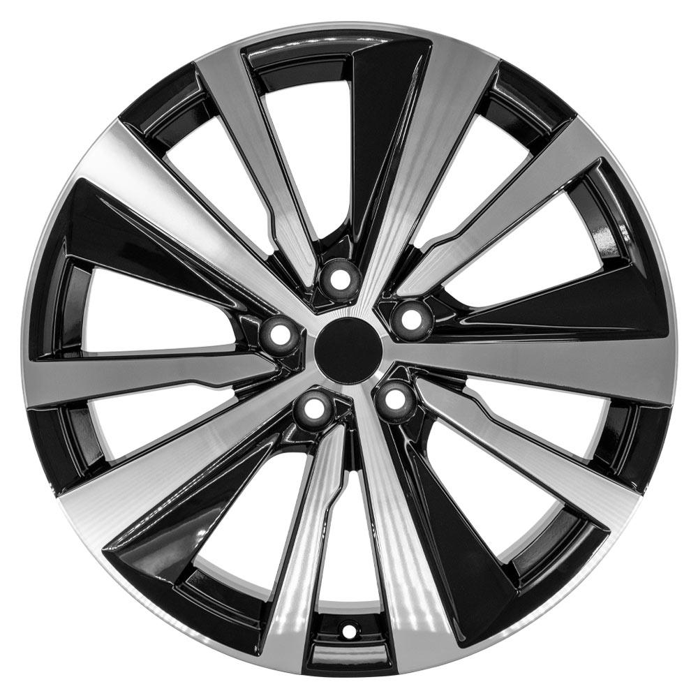 19" Replica NS29 fits Nissan Altima 19x8 Black Machined