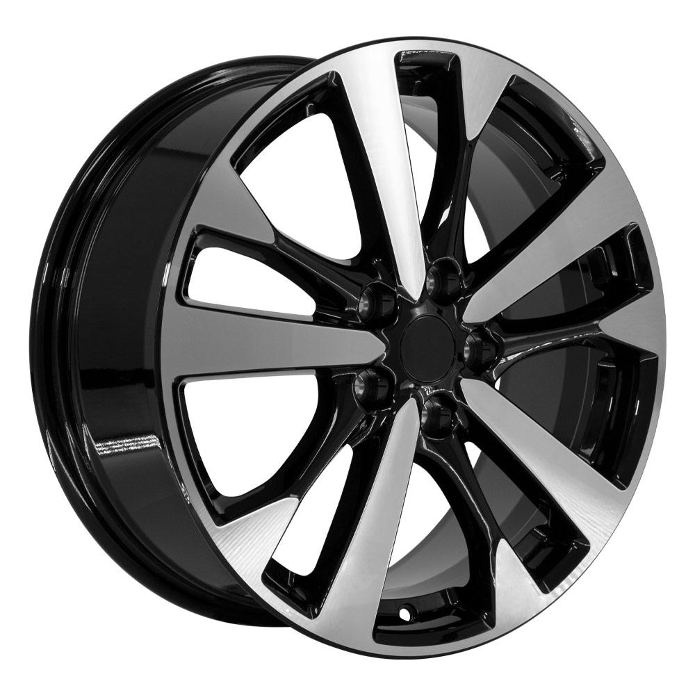 18" Replica NS30 fits Nissan Altima 18x7.5 Black Machined