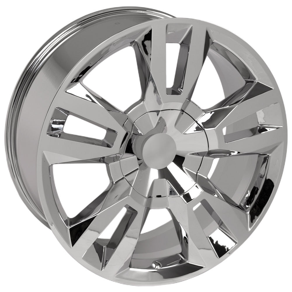 24 Inch Chrome RST Style Split Spoke GM Replica Wheel