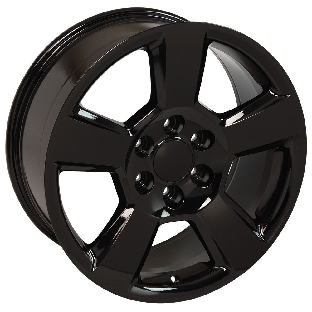 20 Inch Gloss Black New Style LTZ GM Replica Wheel