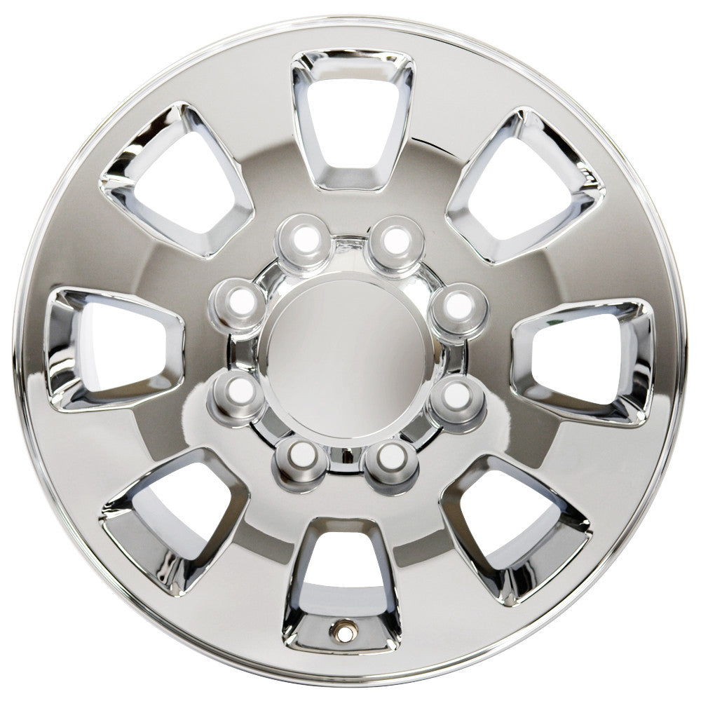 18 Inch Chrome 8 Lug 8-165 GM Replica Wheel