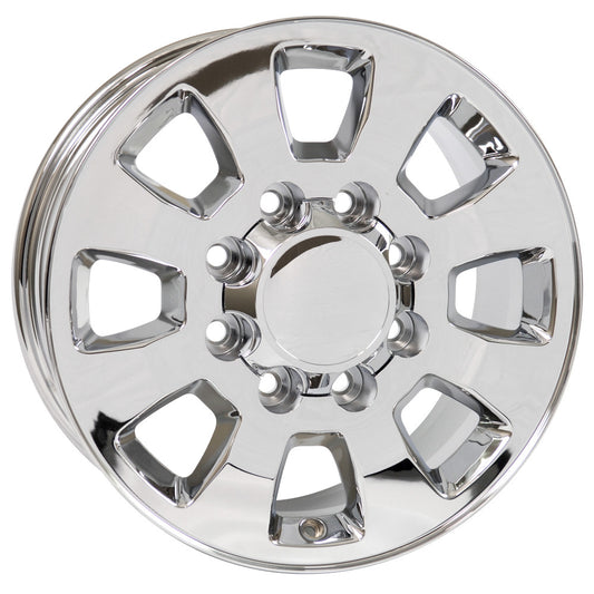 18 Inch Chrome 8 Lug 8-165 GM Replica Wheel