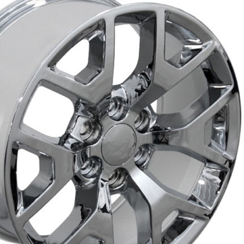 22 Inch Icon Rims 22 Inch Chrome Honeycomb GM Replica Wheel – Wheels4Trucks
