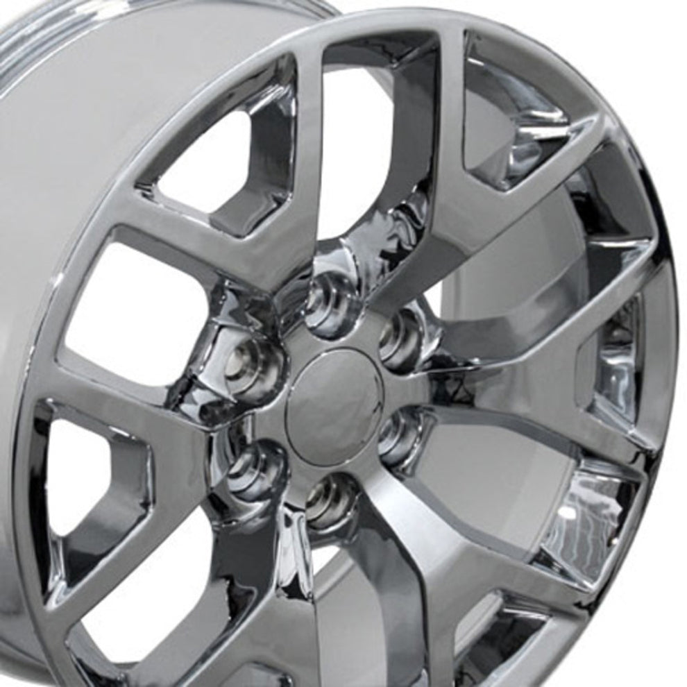 22 Inch Chrome Honeycomb GM Replica Wheel – Wheels4Trucks