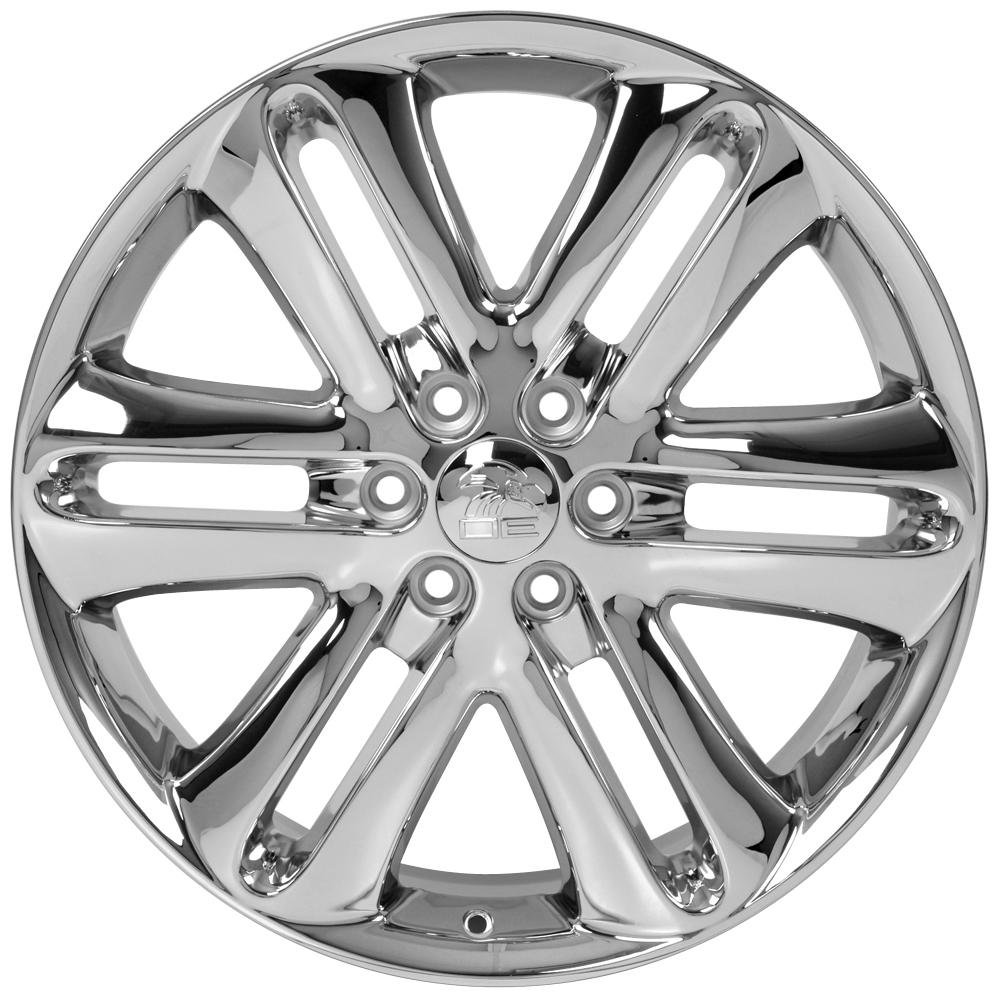 22 Inch Chrome F150 Split Spoke Ford Replica Wheel