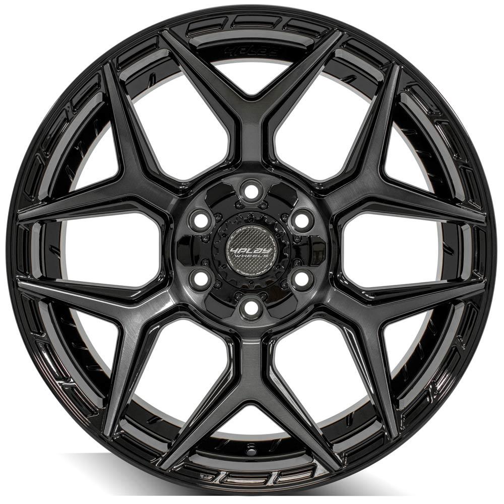 4PLAY Gen3 4P06 20x9 6x135mm & 6x5.5" +0et in Brushed Black