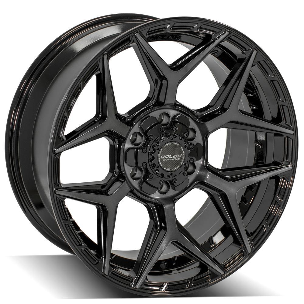 4PLAY Gen3 4P06 20x9 6x135mm & 6x5.5" +0et in Brushed Black