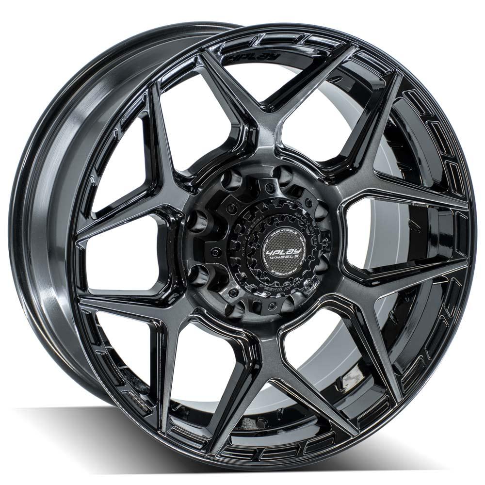 4PLAY Gen3 4P06 20x9 8x6.5" +0et in Brushed Black