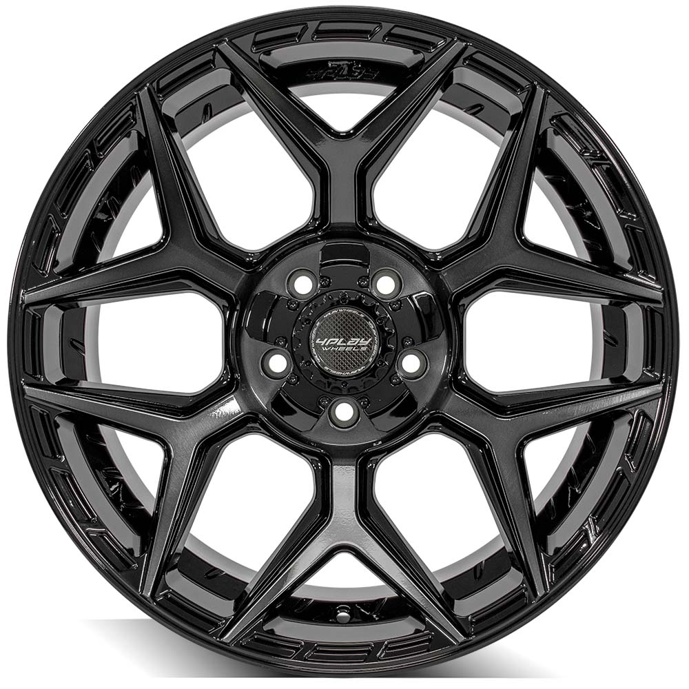 4PLAY Gen3 4P06 20x10 5x5" & 5x5.5" -18et in Gloss Black w/ Brushed Face & Tinted Clear