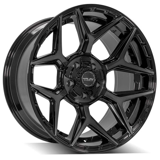 4PLAY Gen3 4P06 20x10 5x5" & 5x5.5" -18et in Gloss Black w/ Brushed Face & Tinted Clear