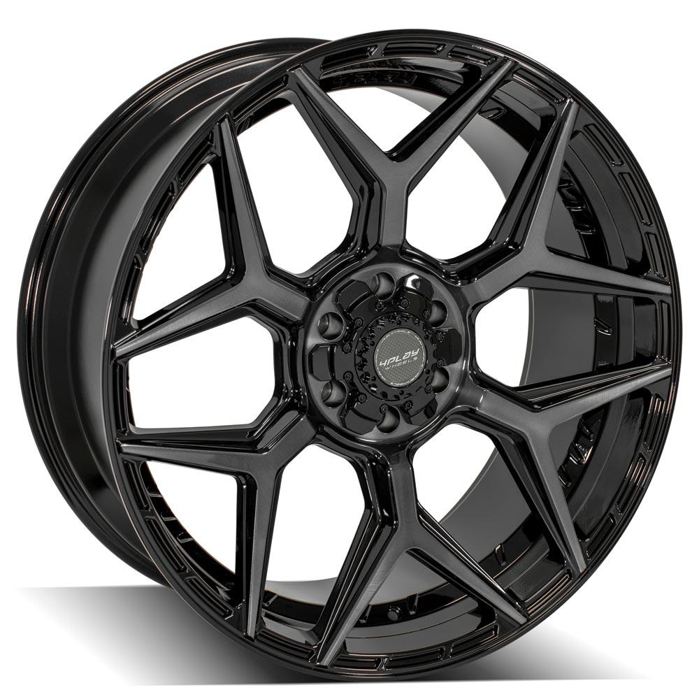 4PLAY Gen3 4P06 24x10 6x135mm & 6x5.5" +18et in Brushed Black