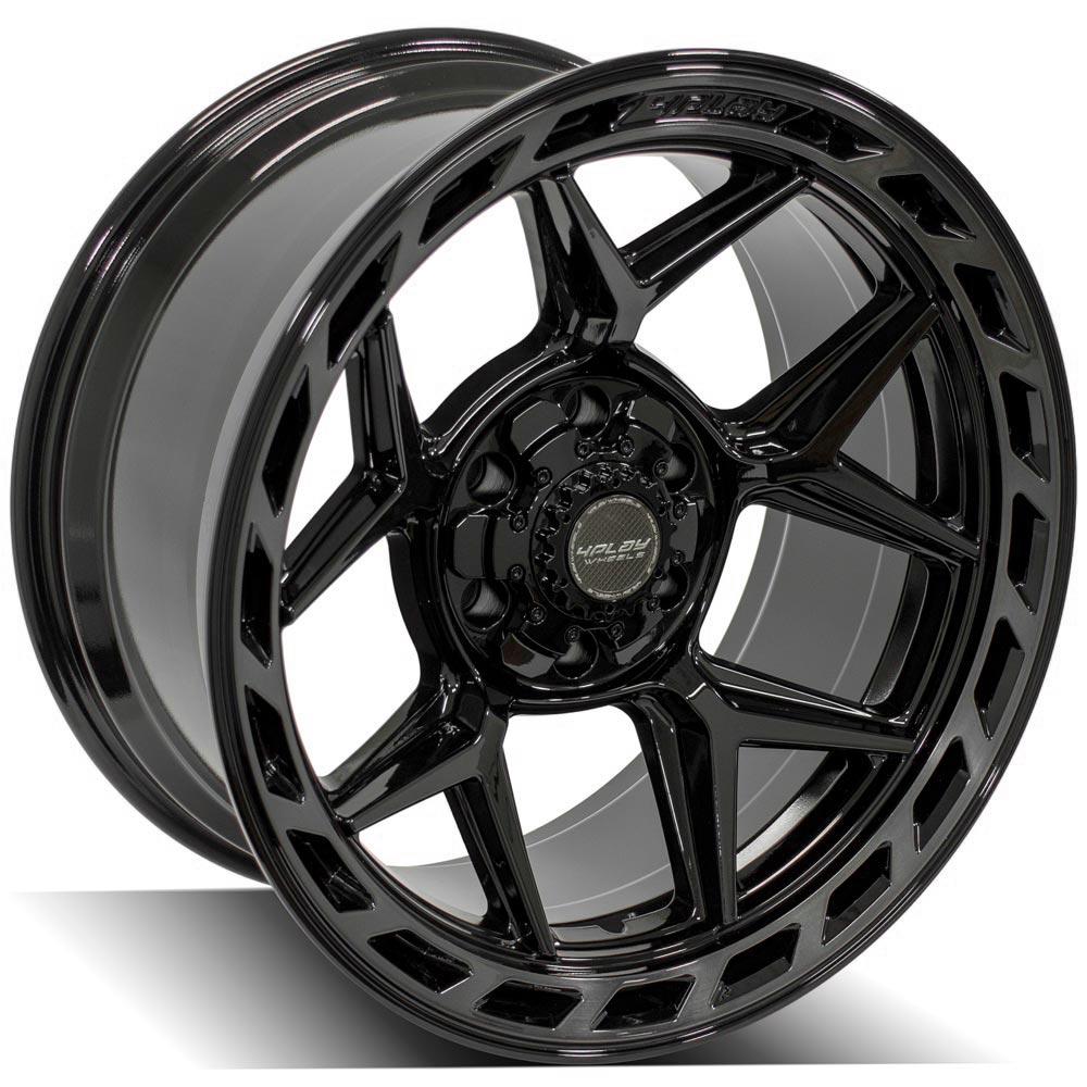 4PLAY Gen3 4P55 20x10 6x135mm & 6x5.5" -18et in Gloss Black w/ Brushed Face & Tinted Clear