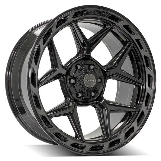 4PLAY Gen3 4P55 22x10 6x135mm & 6x5.5" -18et in Gloss Black w/ Brushed Face & Tinted Clear