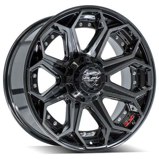 4PLAY Gen2 4P80R 20x9 6x135mm & 6x5.5" +0et in Brushed Black