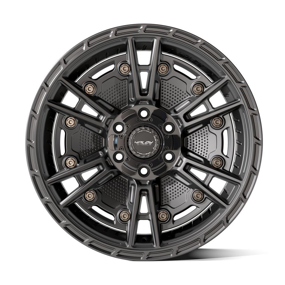 4PLAY Sport2.0 4PS01 17x9 5x5" & 5x5.5" -6et in Matte Black