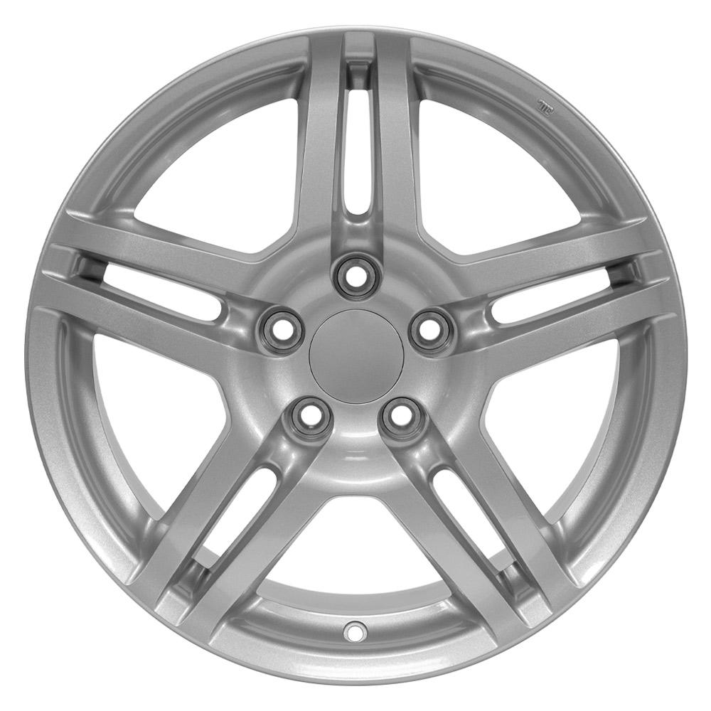 17" Replica Wheel AC04 Fits Acura TL 17x8 Silver Wheel