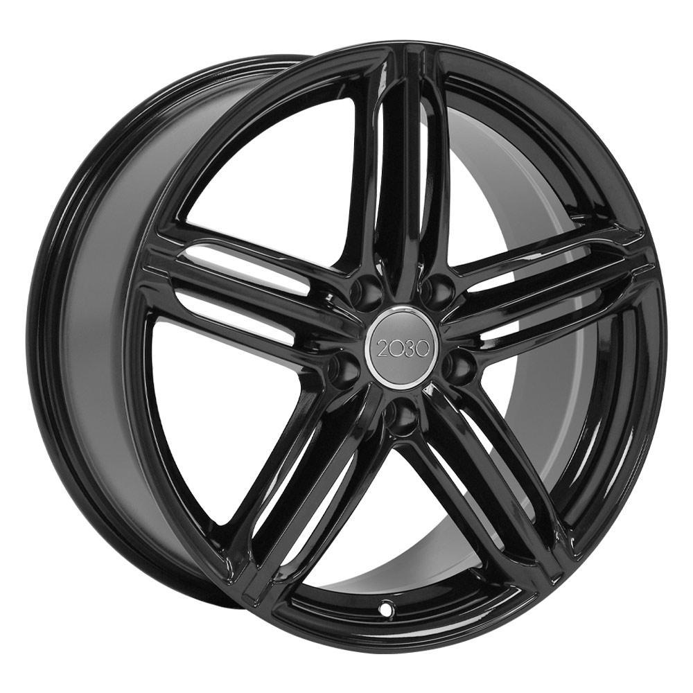 18" Replica Wheel AU12 Fits Audi RS6 18x8 Black Wheel ET45