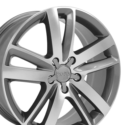 20" Replica Wheel AU20 Fits Audi Q7 20x9 Machined Wheel