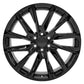 24 Inch Gloss Black Angled Twelve Spoke GM Replica Wheel