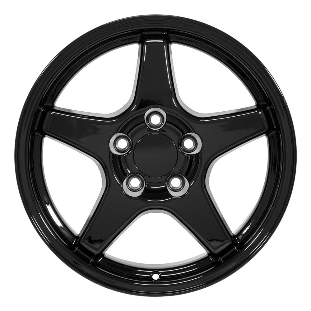 17" Replica CV01 fits Chevrolet Corvette ZR1 17x9.5 Gloss Black