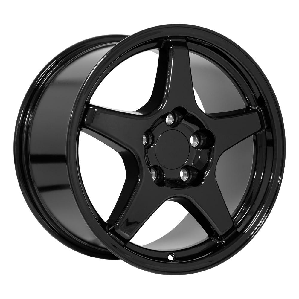 17" Replica CV01 fits Chevrolet Corvette ZR1 17x9.5 Gloss Black