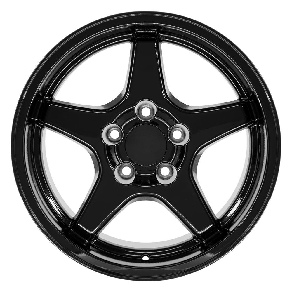 17" Replica CV01 fits Chevrolet Corvette ZR1 17x11 Gloss Black