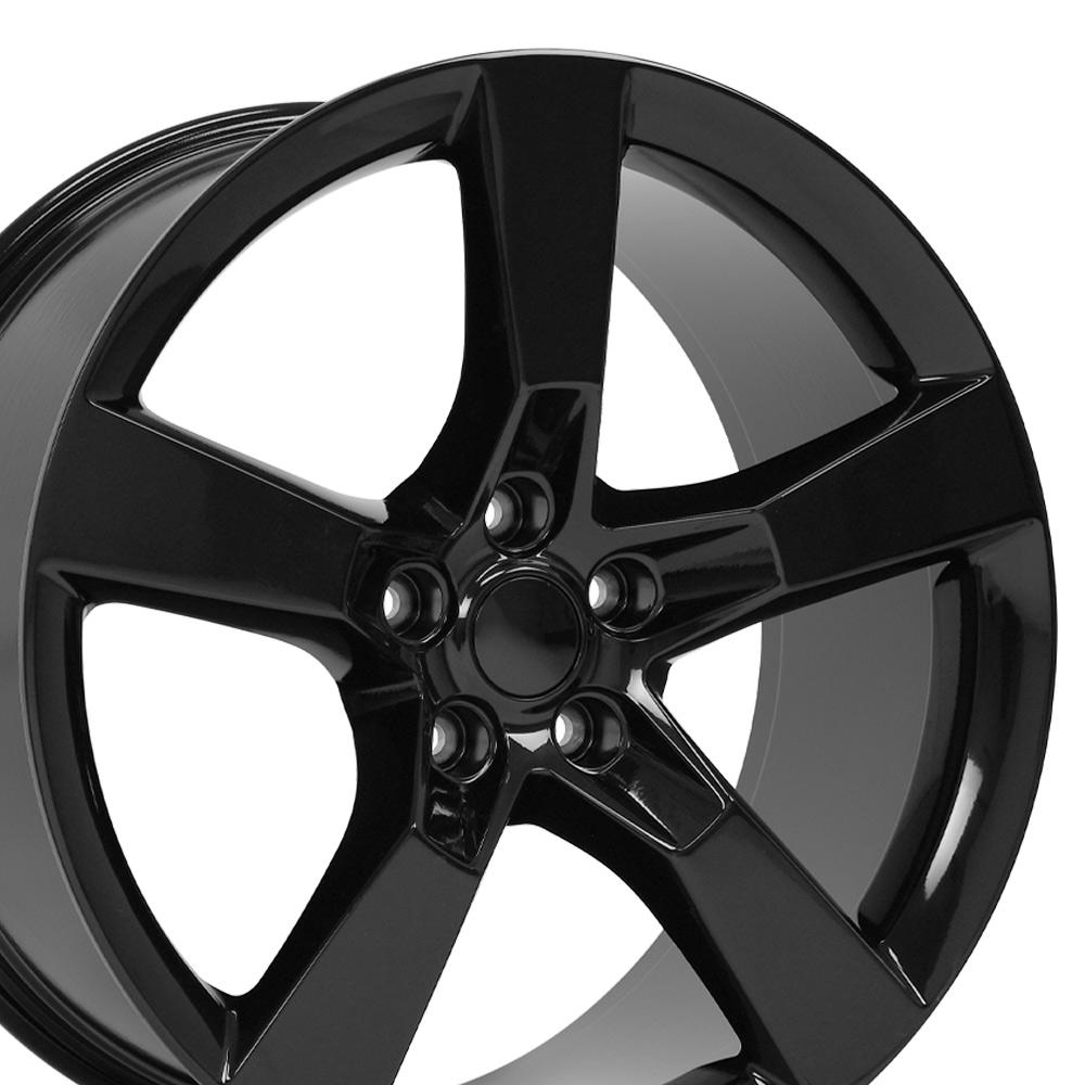 20" Replica Wheel CV11 Fits Chevrolet Camaro SS 20x9 Black Wheel