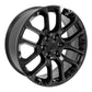 22 Inch Satin Black Notched Honeycomb GM Replica Wheel