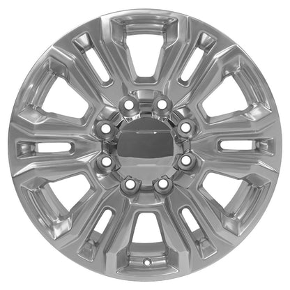 20 Inch Polished Split Spoke 8 Lug 8-180 GM Replica Wheel