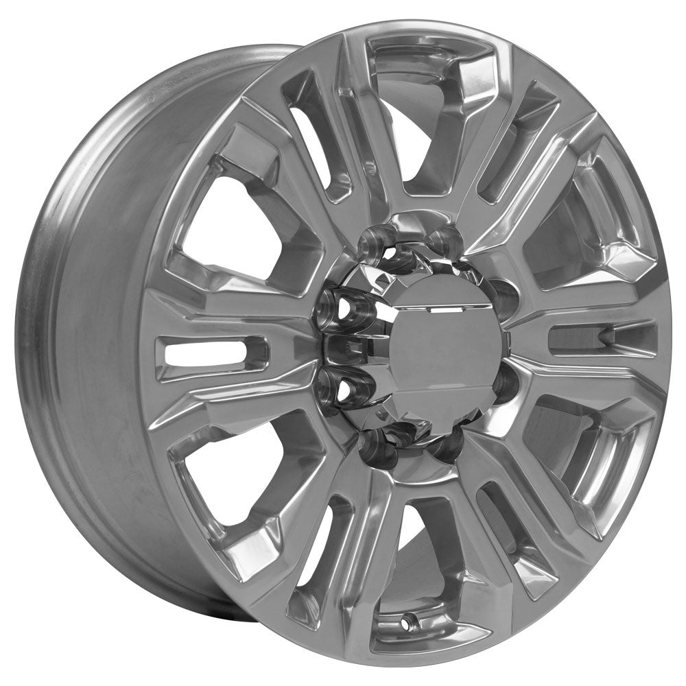 20 Inch Polished Split Spoke 8 Lug 8-165 GM Replica Wheel