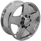 20 Inch Chrome Five Spoke 8 Lug 8-180 GM Replica Wheel