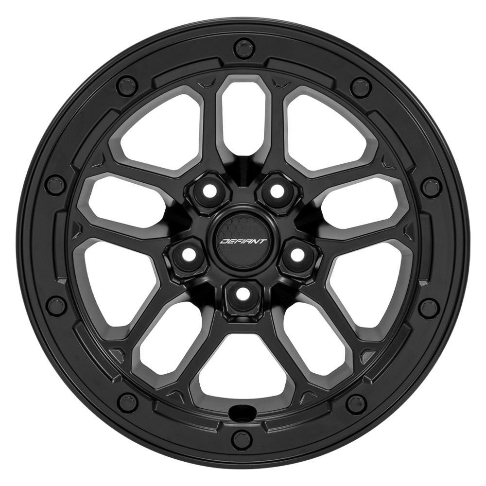 DEFIANT DF01 17x8 5x5" +12et in Matte Black