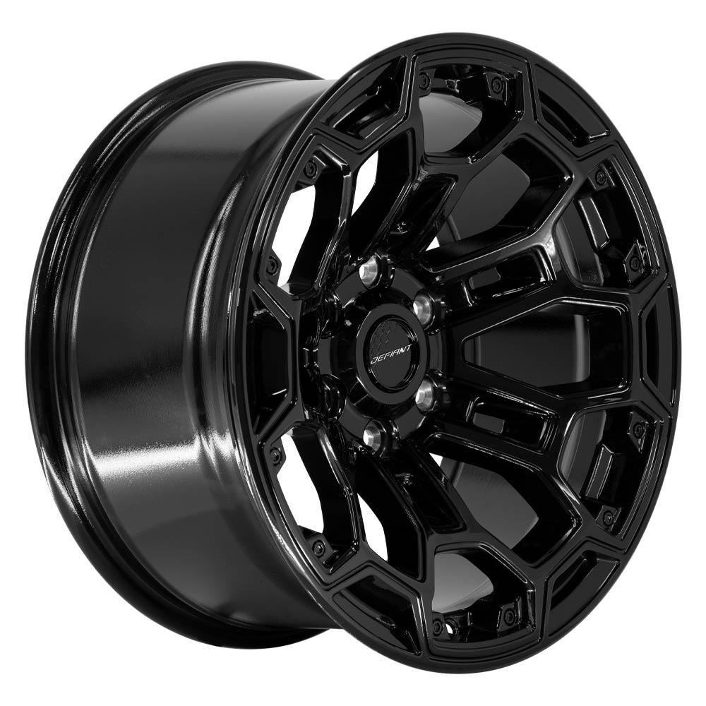 DEFIANT DF03 18x9 6x5.5" -12et in Gloss Black