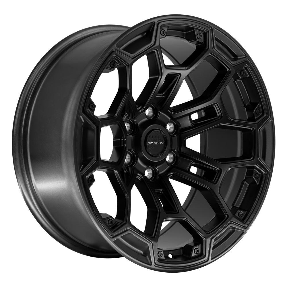 DEFIANT DF03 20x9 6x5.5" -12et in Satin Black w/ Satin Charcoal