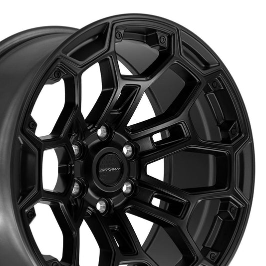 DEFIANT DF03 20x9 6x5.5" -12et in Satin Black w/ Satin Charcoal