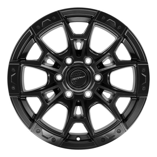 DEFIANT DF04 17x9 6x135mm +12et in Satin Black