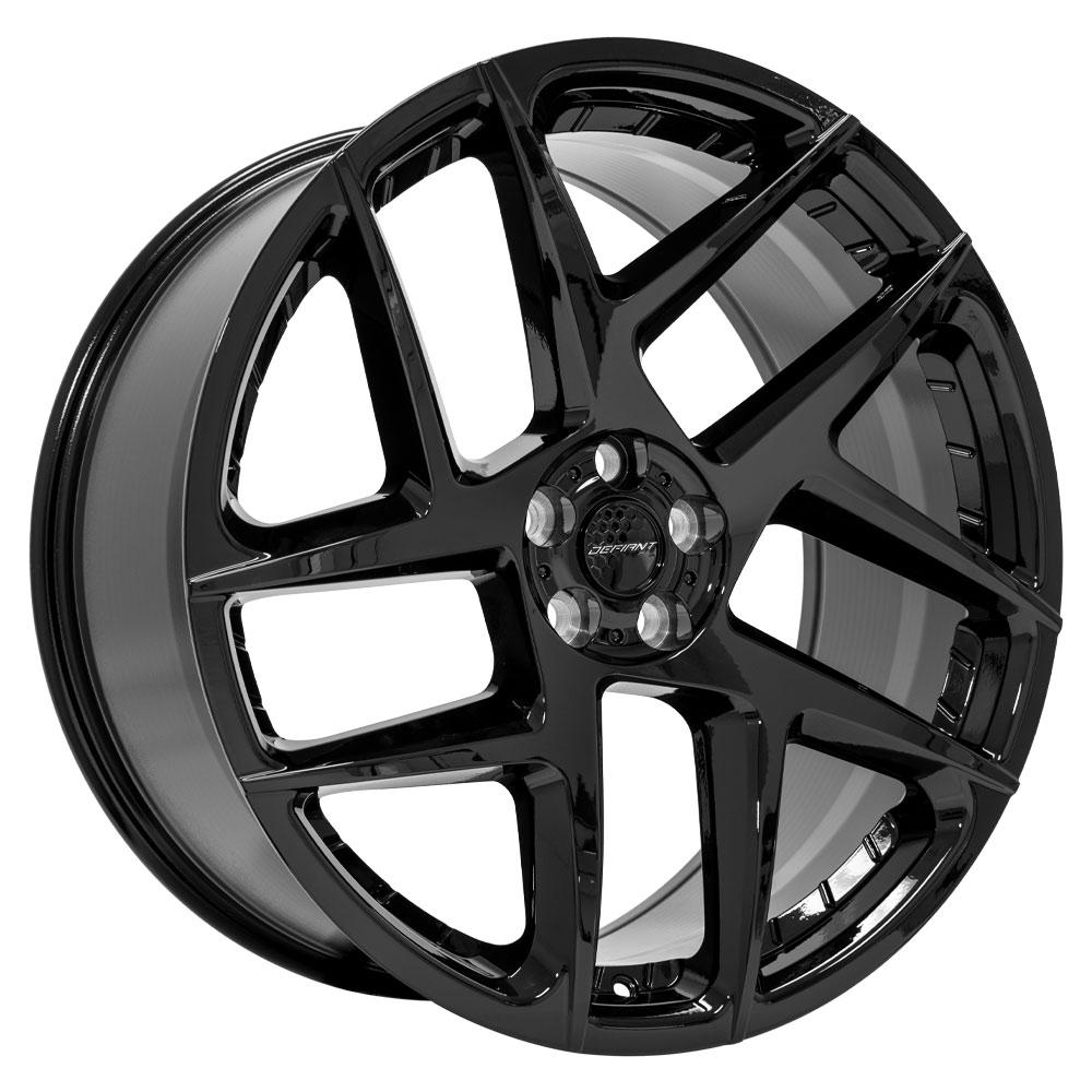 DEFIANT DF05 22x10 5x108mm +37et in Gloss Black