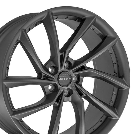 DEFIANT DF06 20x9 5x4.5" +35et in Dark Matte Charcoal