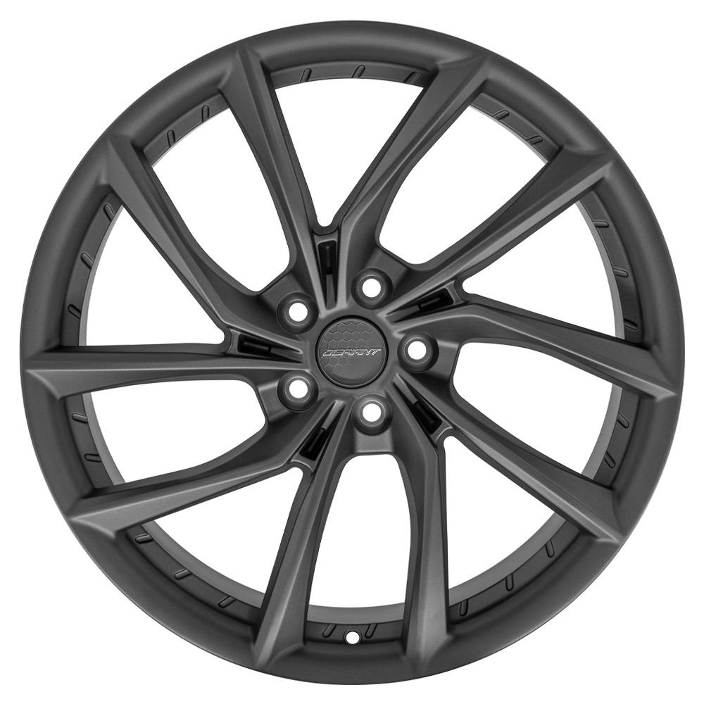 DEFIANT DF06 20x10 5x120mm +35et in Dark Matte Charcoal