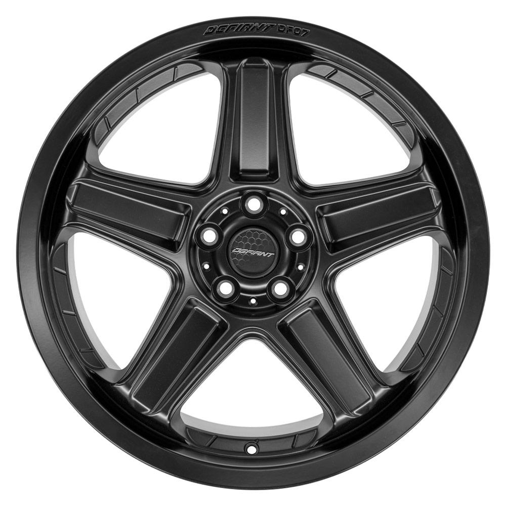 DEFIANT DF07 20x9.5 5x115mm +15et in Matte Black