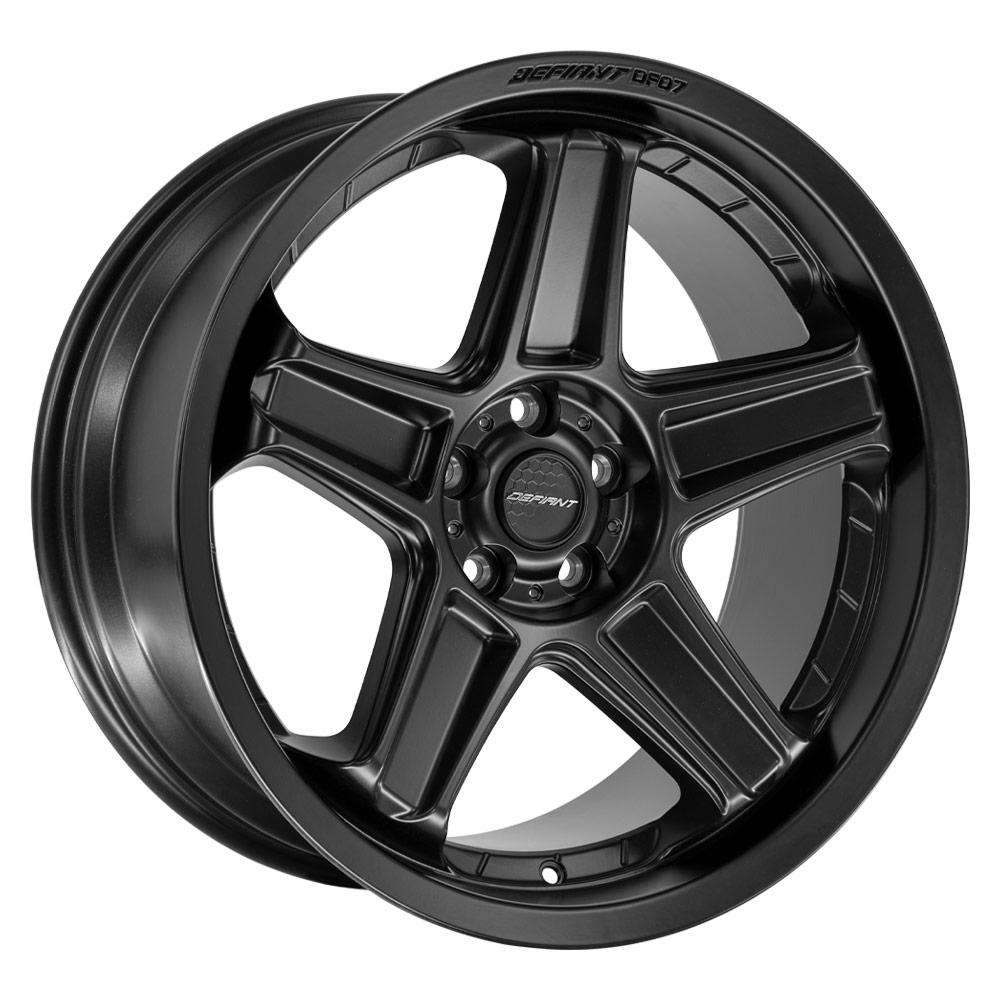 DEFIANT DF07 20x9.5 5x115mm +15et in Matte Black