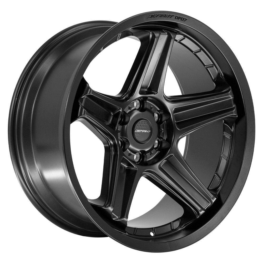 DEFIANT DF07 22x10 6x5.5" -12et in Matte Black