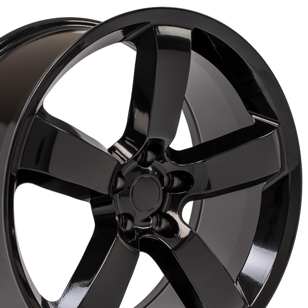 20" Replica Wheel DG04 Fits Dodge Charger SRT 20x9 Black Wheel