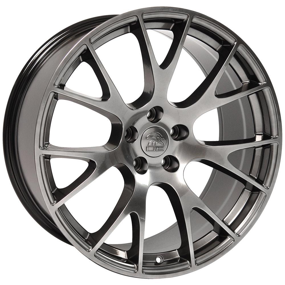 22" Replica Wheel DG69 Fits Dodge RAM Hellcat 22x10 Hyper Wheel