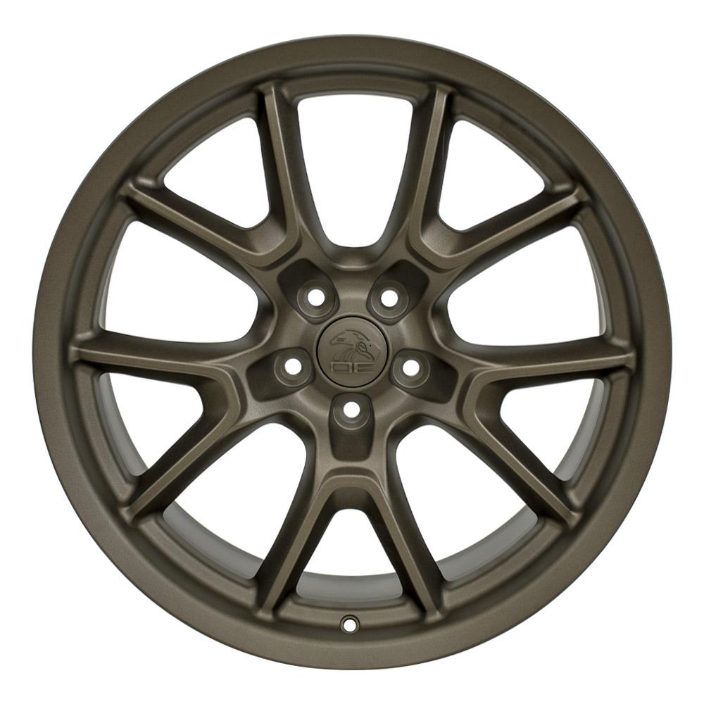 20" Replica Wheel DG21 Fits Dodge Challenger 20x9 Bronze Wheel