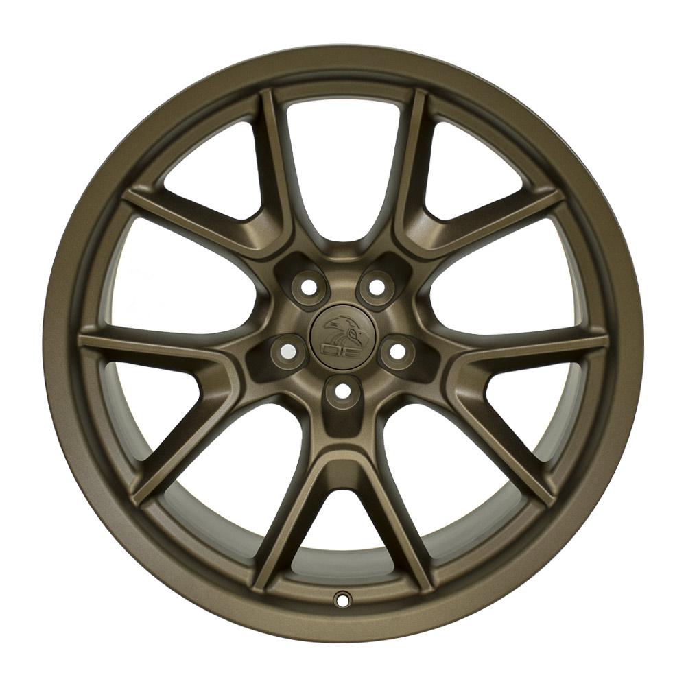 20" Replica Wheel DG21 Fits Dodge Challenger 20x11 Bronze Wheel