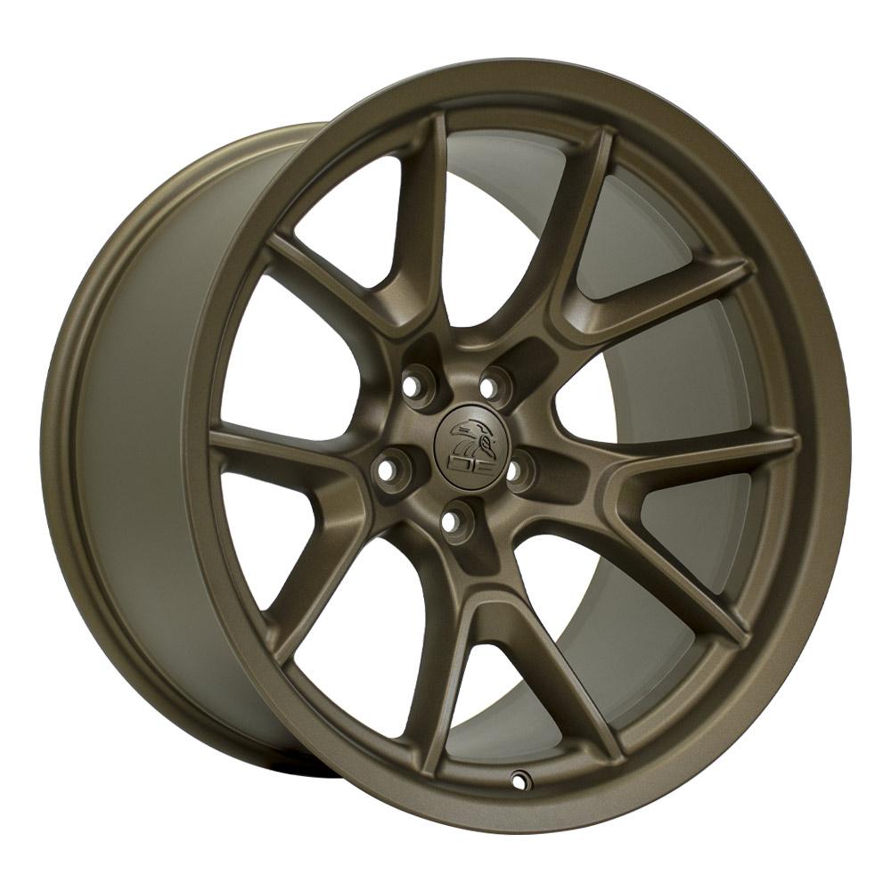 20" Replica Wheel DG21 Fits Dodge Challenger 20x11 Bronze Wheel